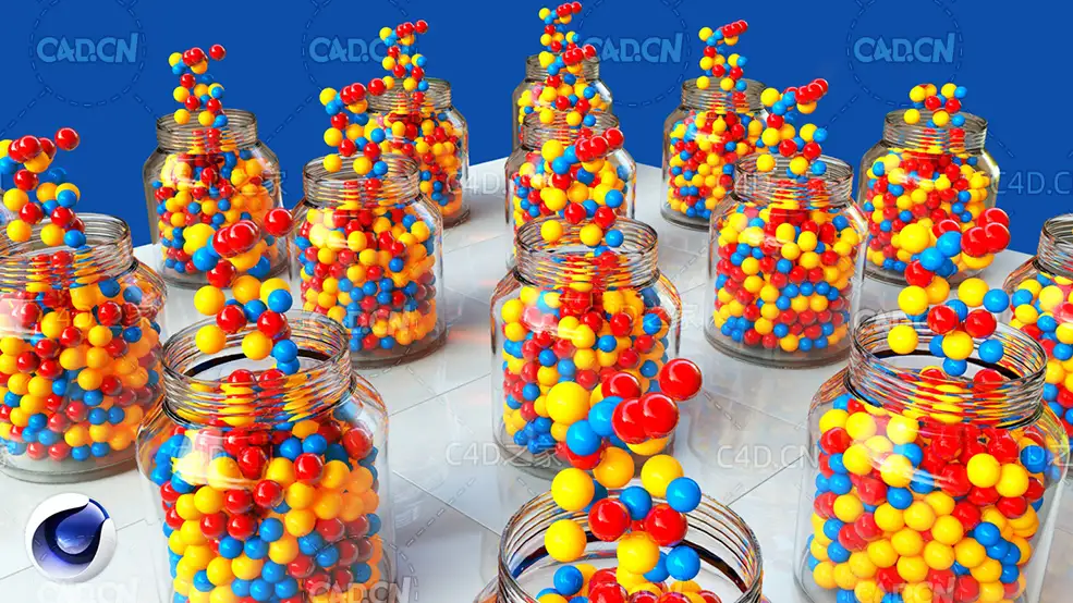 往瓶子里装彩球糖果动画C4D工程 CINEMA 4D CANDY ANIMATION - C4D之家 - final-icon-1-1536x864.jpg