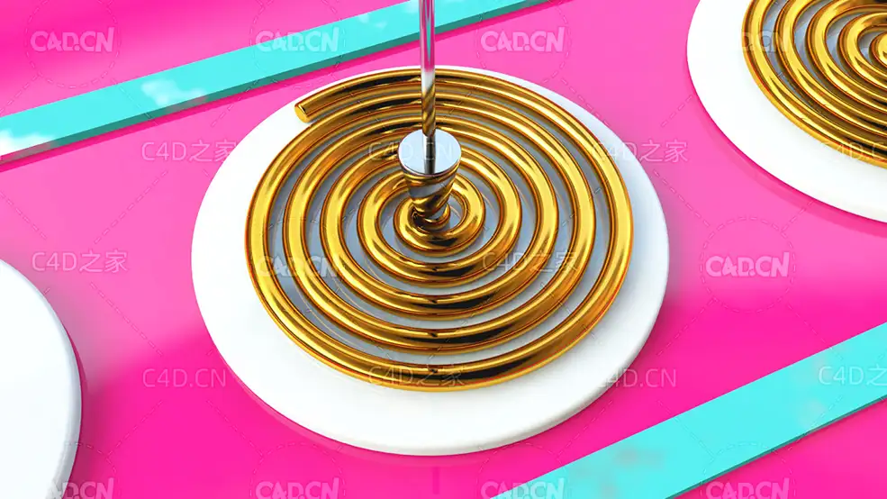 金色螺旋线圈生成流水线C4D动画工程 CINEMA 4D SPLINE EFFECT IN C4D - C4D之家 - cinema-4d-tutorial-beginner-1536x864.jpg