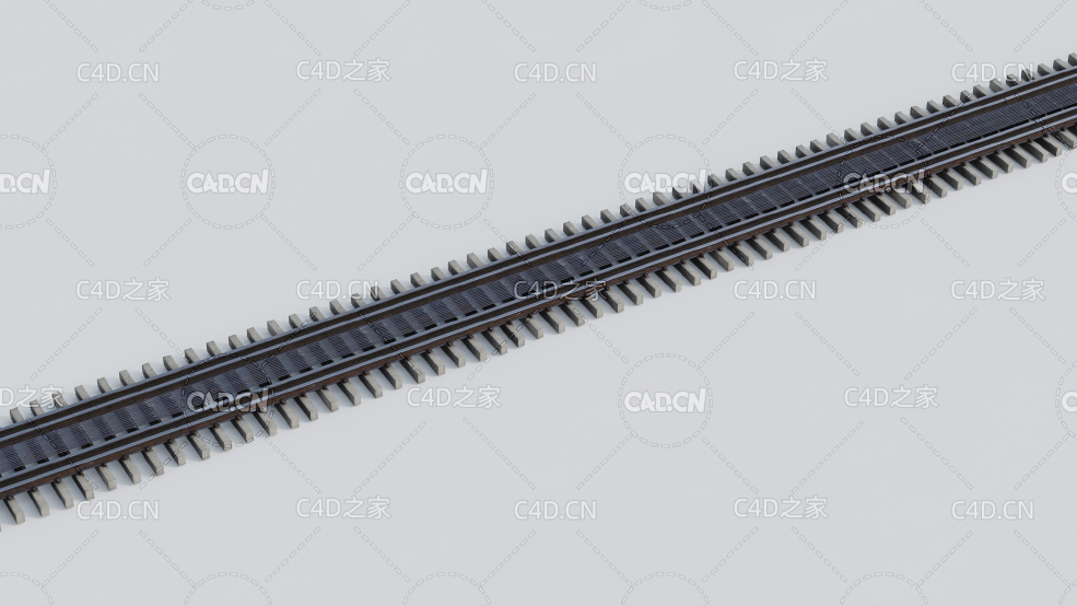 双槽地轨火车轨道C4D模型 - C4D之家 - AM223_027.jpg