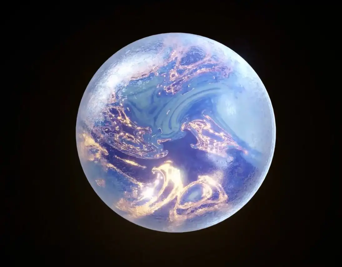 C4D OCTANE制作水墨流光球体动画视频教程