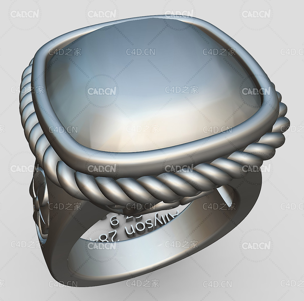 宝石戒指C4D模型 Avalon Allyson 2849 - C4D之家 - 02.jpg