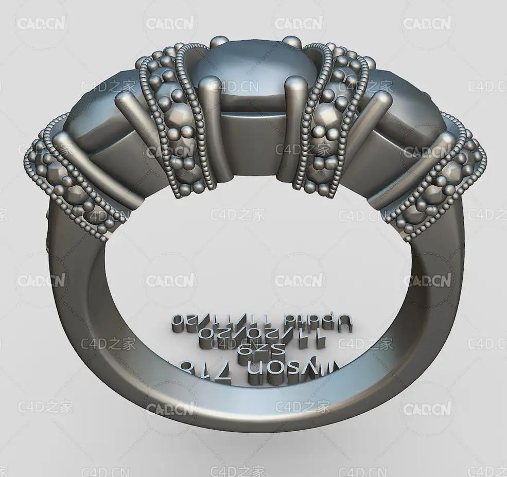 镶三颗钻石的戒指C4D模型Avalon Allyson 7181 Updtd - C4D之家 - 03.jpg