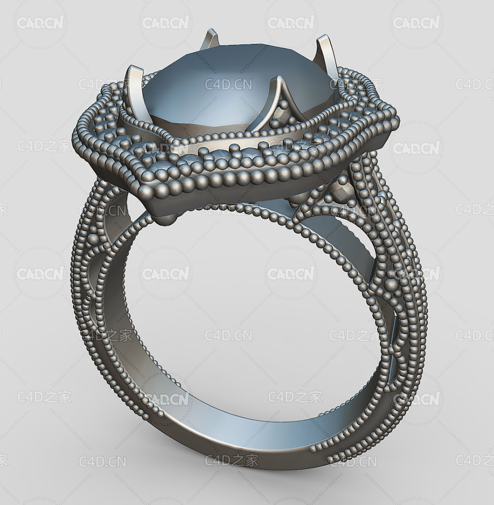 女性宝石钻戒c4d模型 ChapelHills Miller2 - C4D之家 - 18.jpg