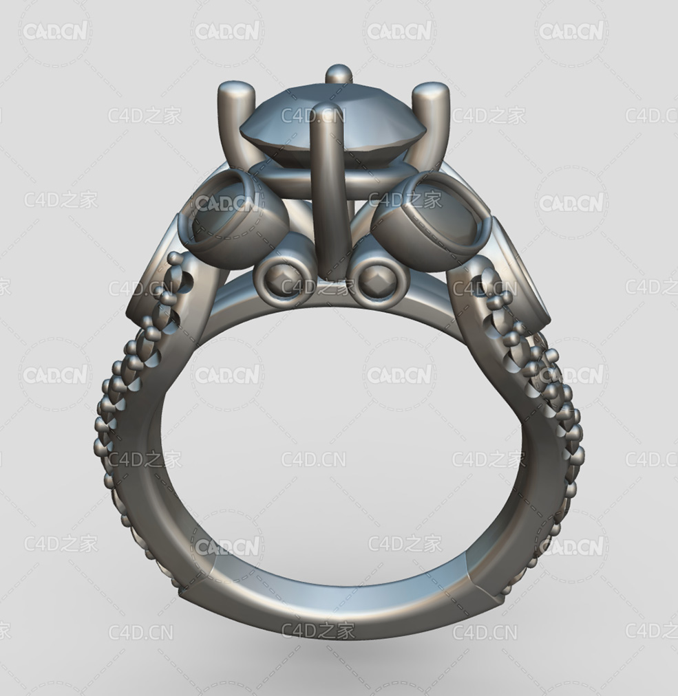 婚戒钻戒C4D模型 Denali Ann135 Updtd3