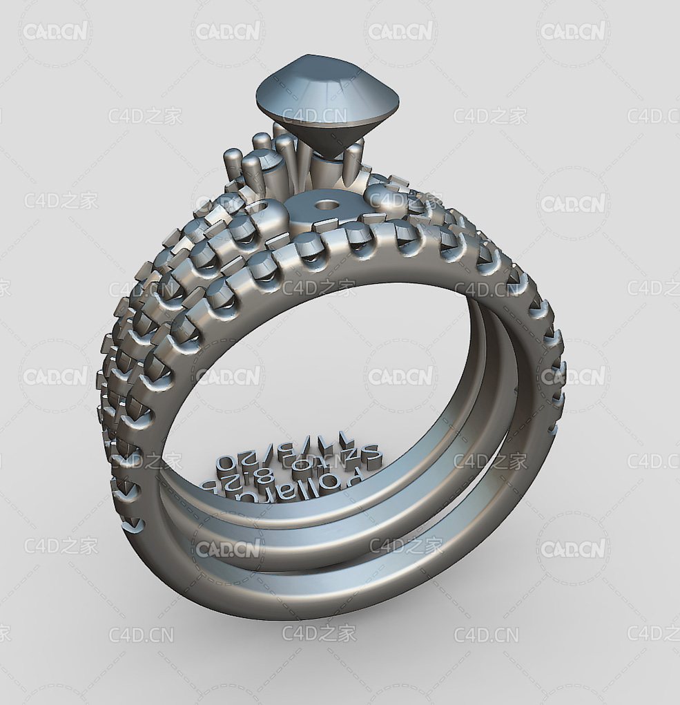 钻石戒指 Dolgin-Pollard3pc