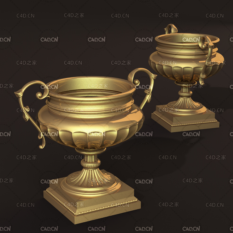 C4D足球赛奖杯冠J(champion)奖杯模型 cup 3d model - C4D之家 - file.jpg