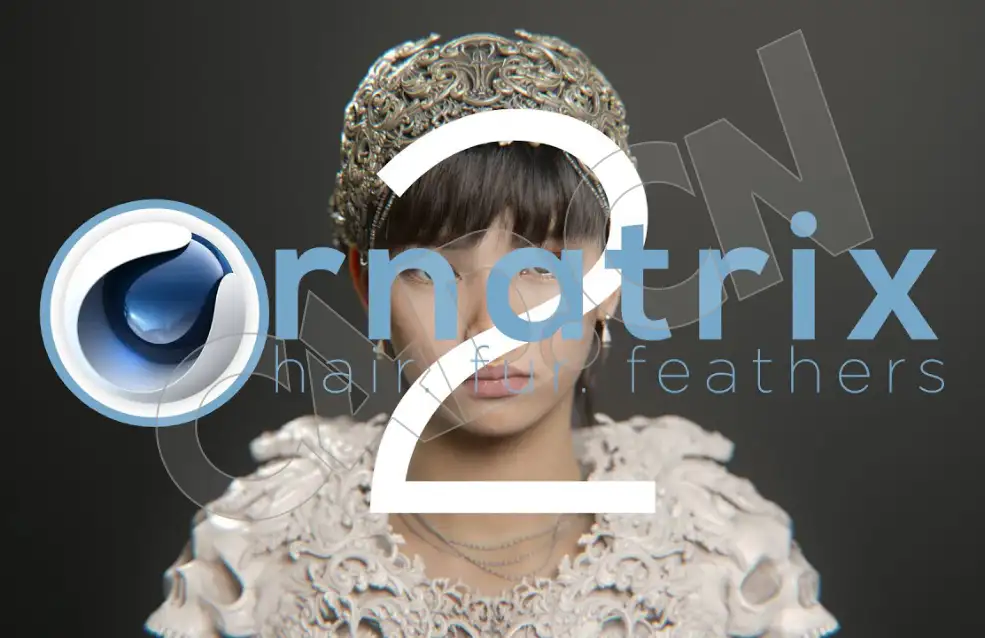 C4D头发毛发羽毛模拟插件 Ornatrix v2 2.0.10.26200 for Cinema 4D R23 Win解锁版