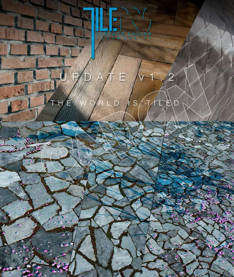 C4D平铺纹理贴图着色器插件(含场景工程预设)QTilePro Surface Engine v1.5 - C4D之家 - tilepro-surface-engine-12-web-FB2.jpg