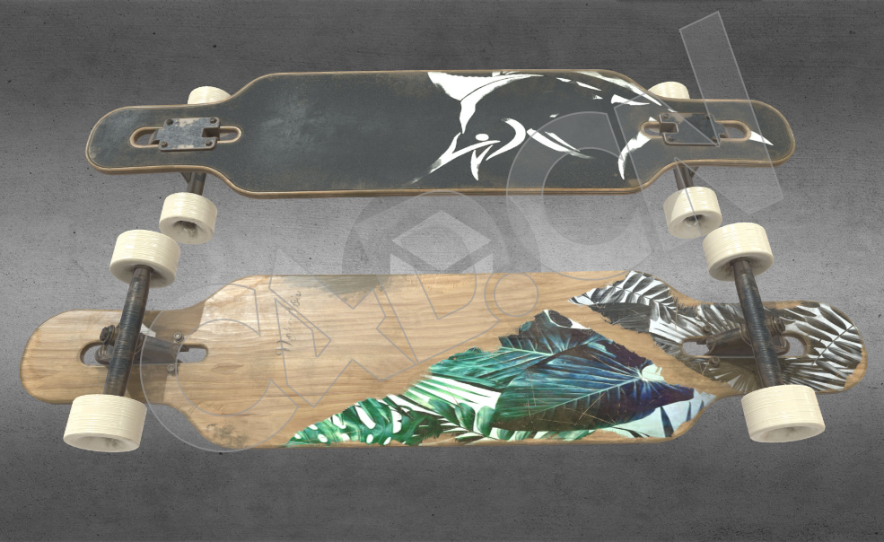 磨损破旧的四轮滑板C4D模型 skateboard - C4D之家 - 09.jpg
