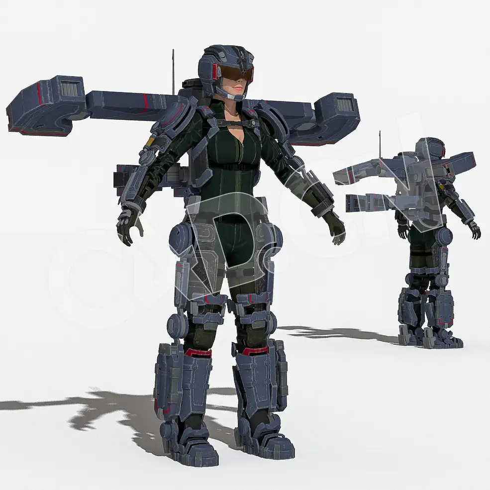 科幻机甲飞行装置C4D女战警绑定模型lifter_female_full - C4D之家 - 36.jpg