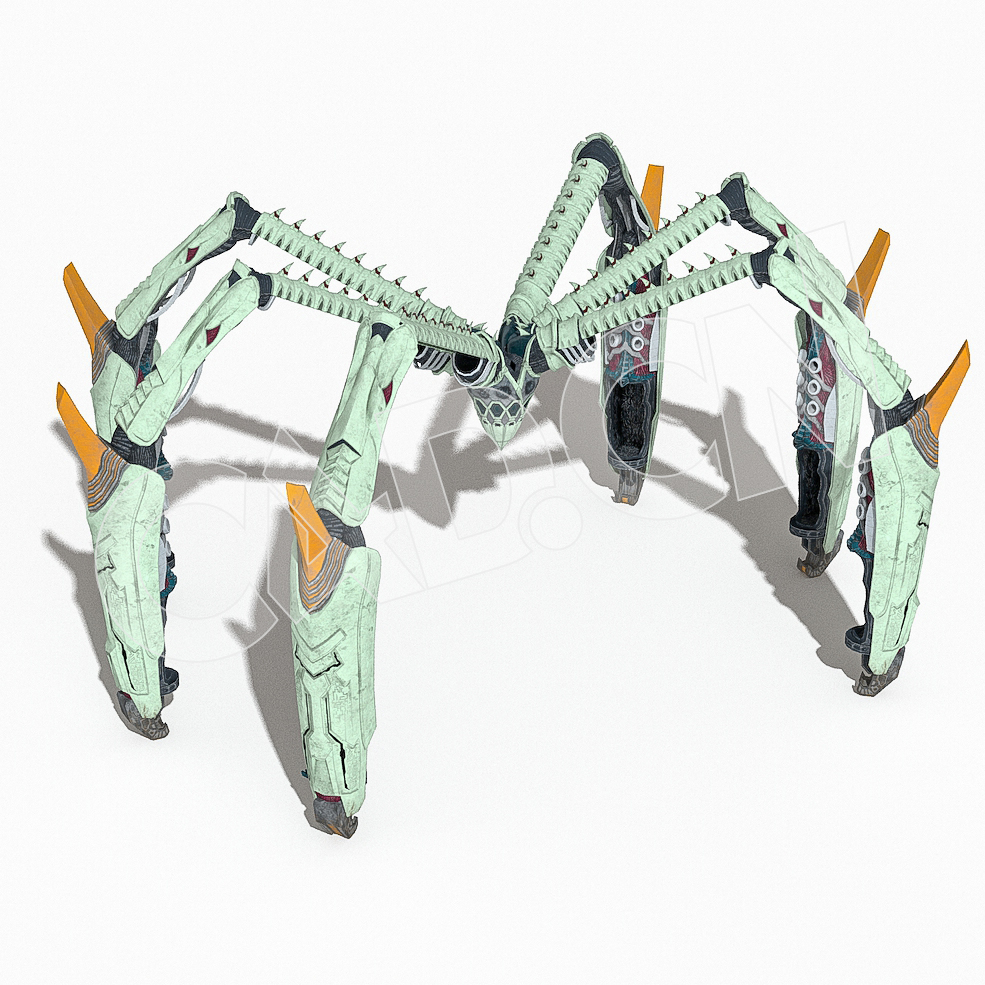科幻外星六脚机甲怪兽C4D绑定动画模型Sixlegs - C4D之家 - 51.jpg
