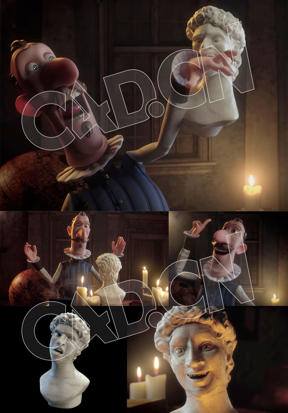 C4D卡通人物面部绑定案例视频教程 Face Rig Tutorial