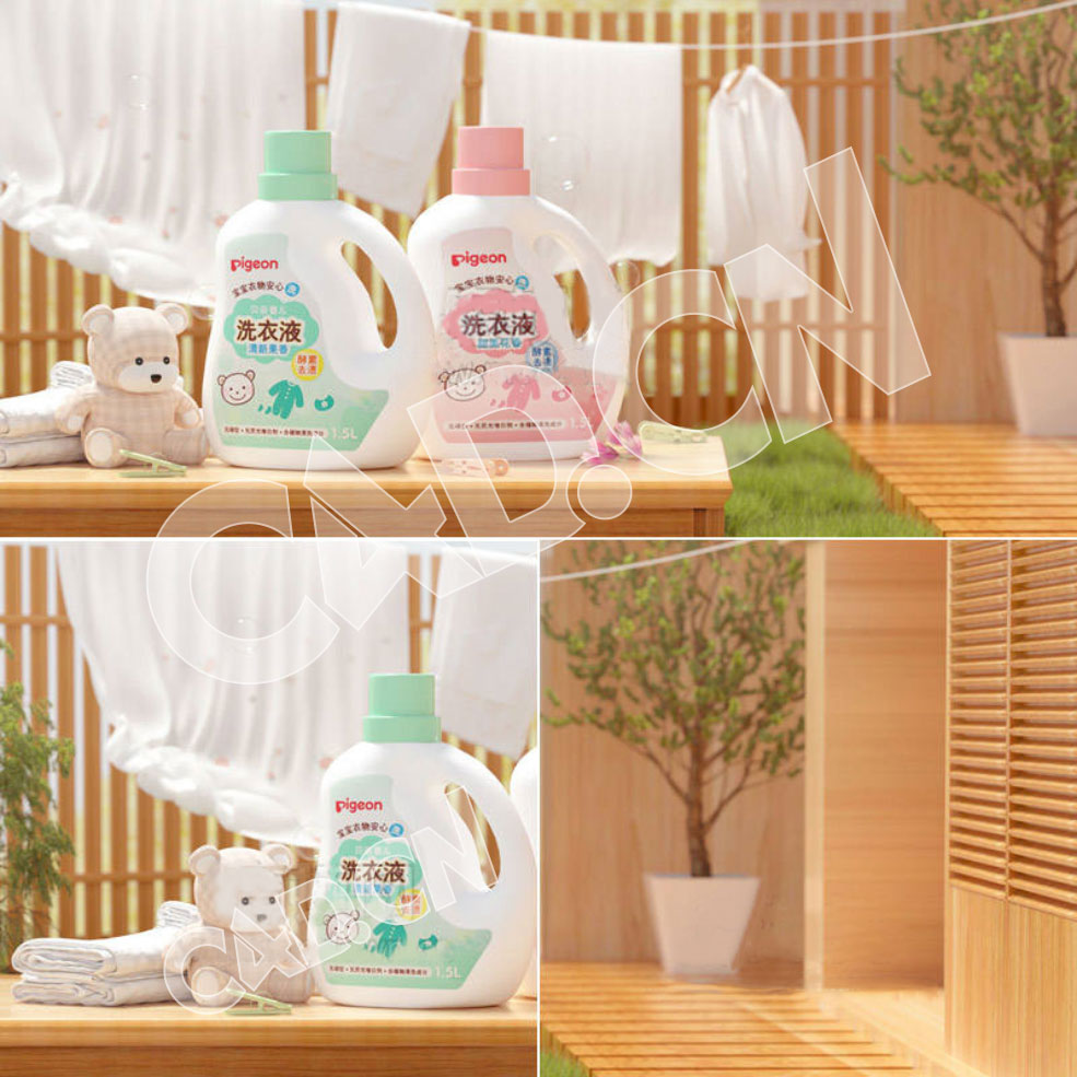 C4D OC洗衣液产品渲染模型 Washing liquid