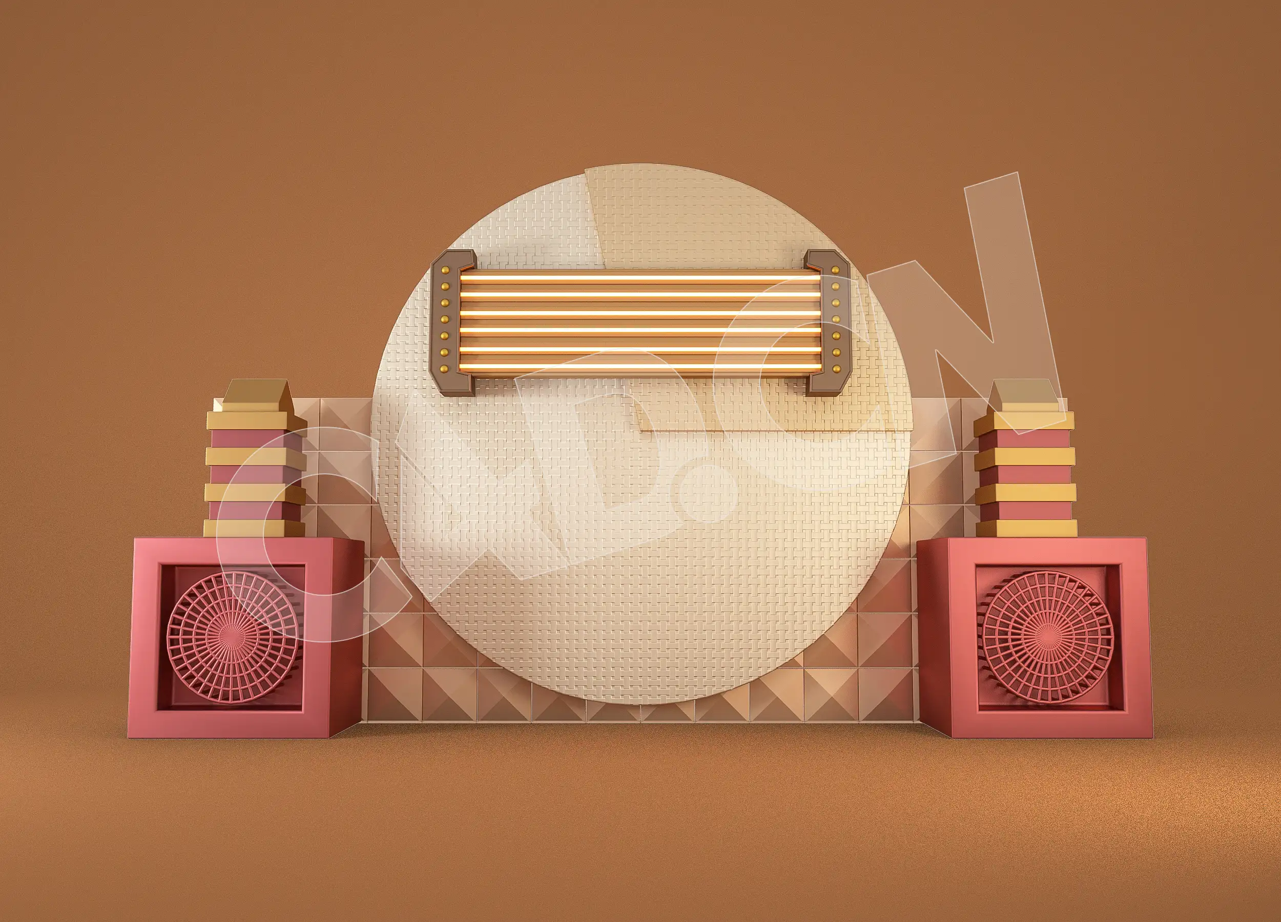 圆形背景电商背景C4D OCTANE工程 - C4D之家 - 07.jpg