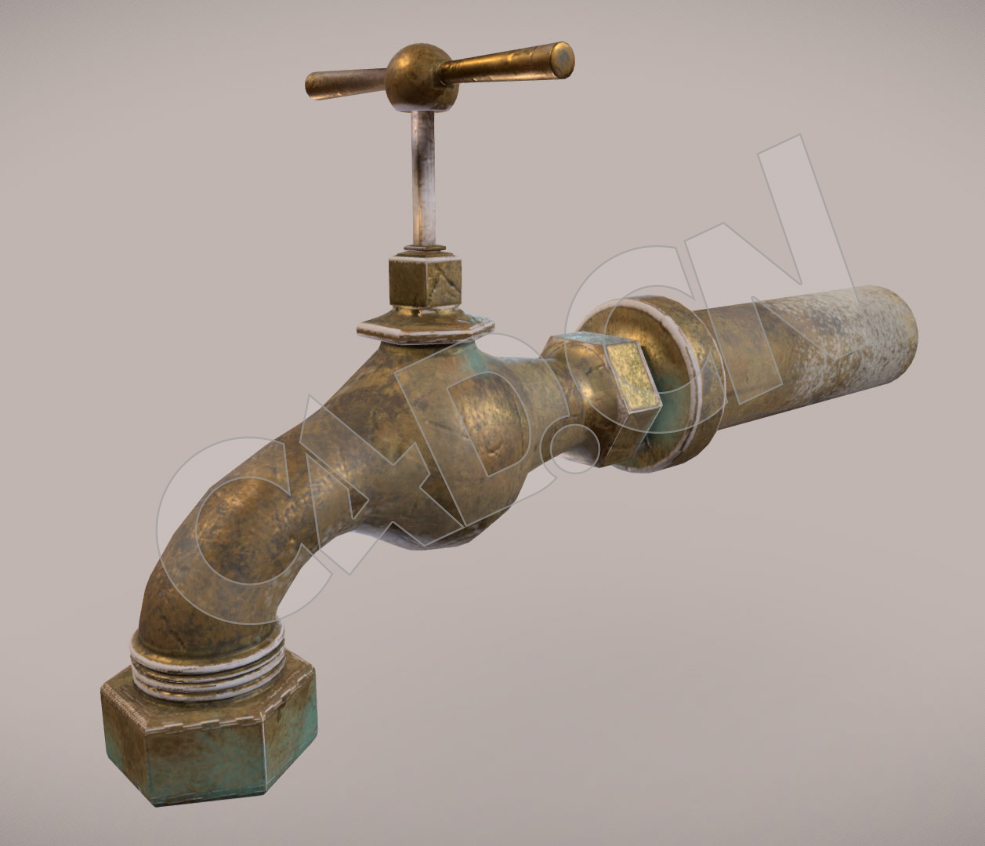 生锈金属水龙头C4D模型 - C4D之家 - 33.jpg