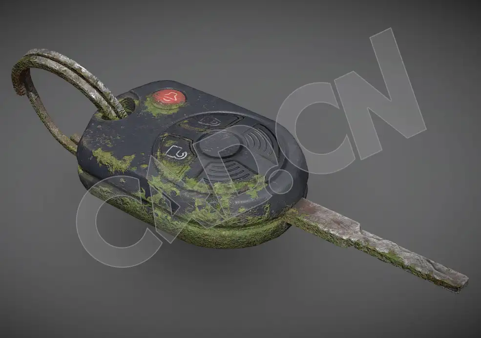 破旧汽车钥匙C4D模型 - C4D之家 - 36.jpg