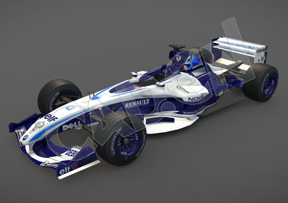 RC赛car专业赛道汽车C4D模型