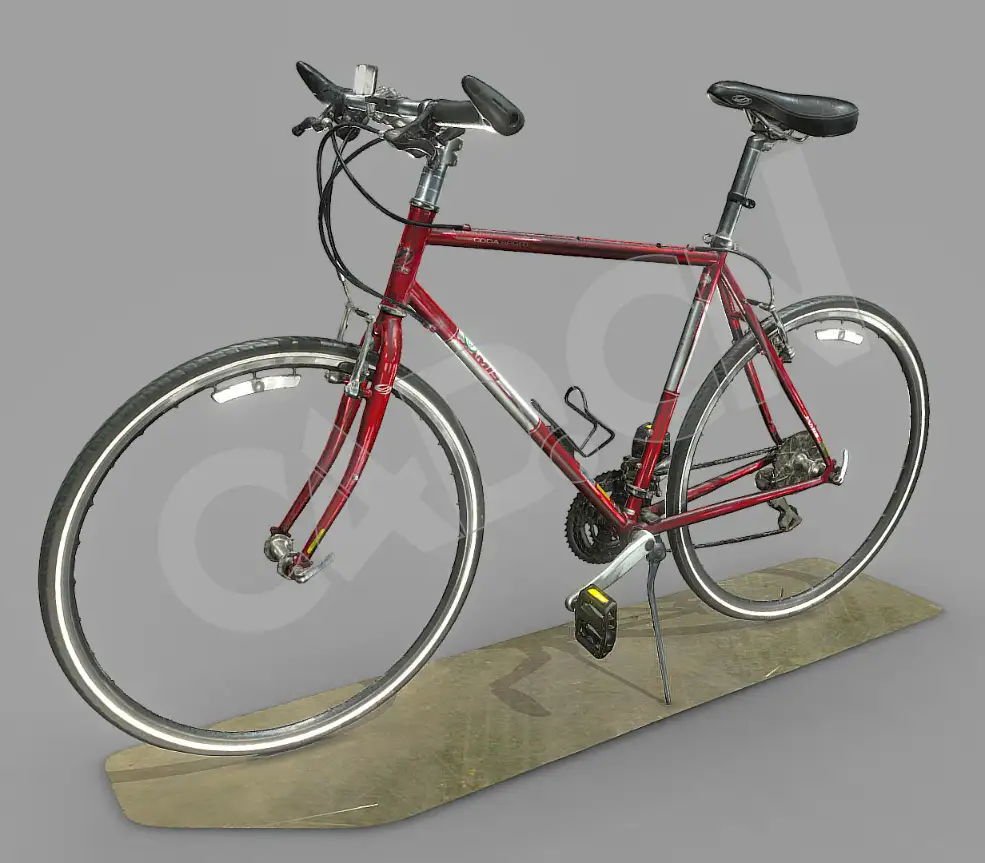变速自行车3D扫描模型 Artec Leo Bike Color mm