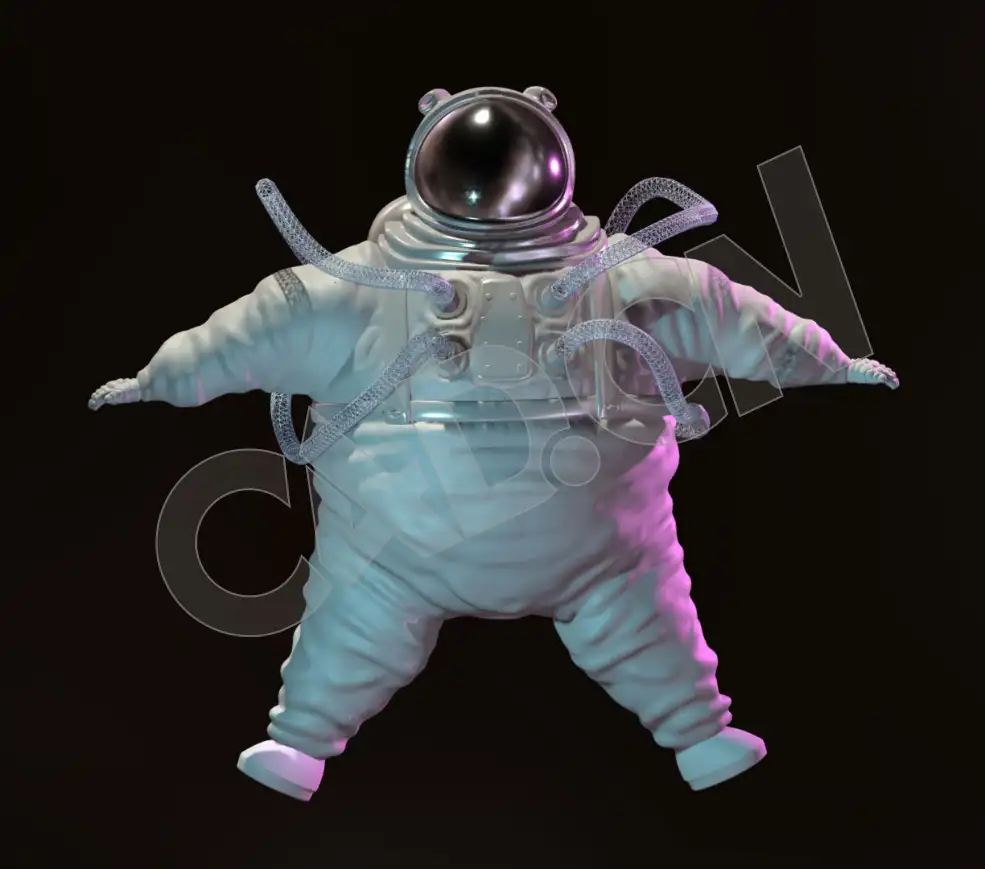 臃肿的宇航员太空人c4d模型 - C4D之家 - 86.jpg