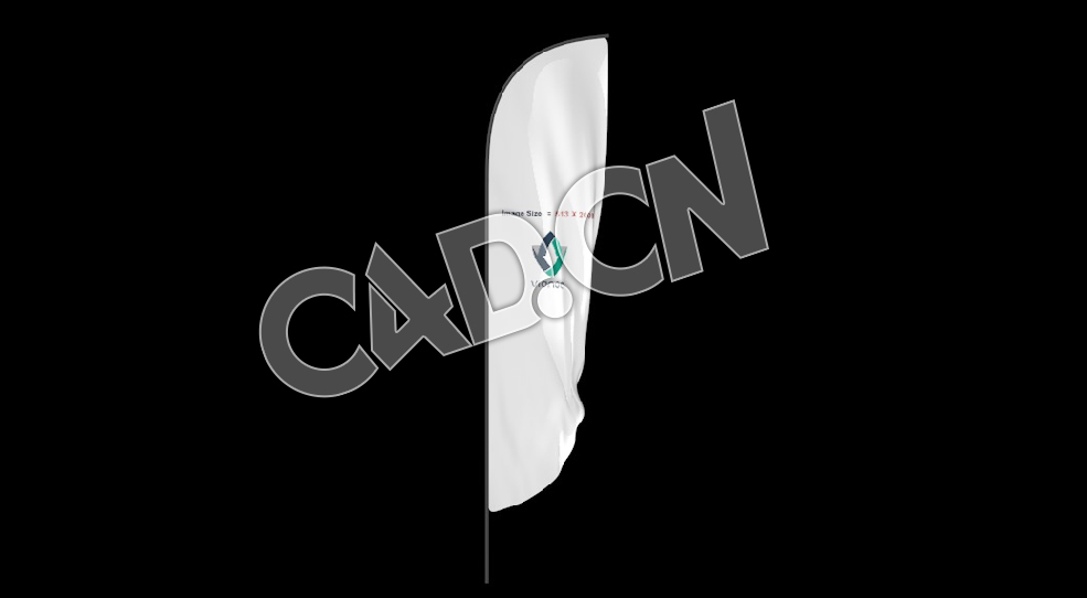 C4D沙滩旗广告布广告旗杆动画模型 - C4D之家 - 28.jpg