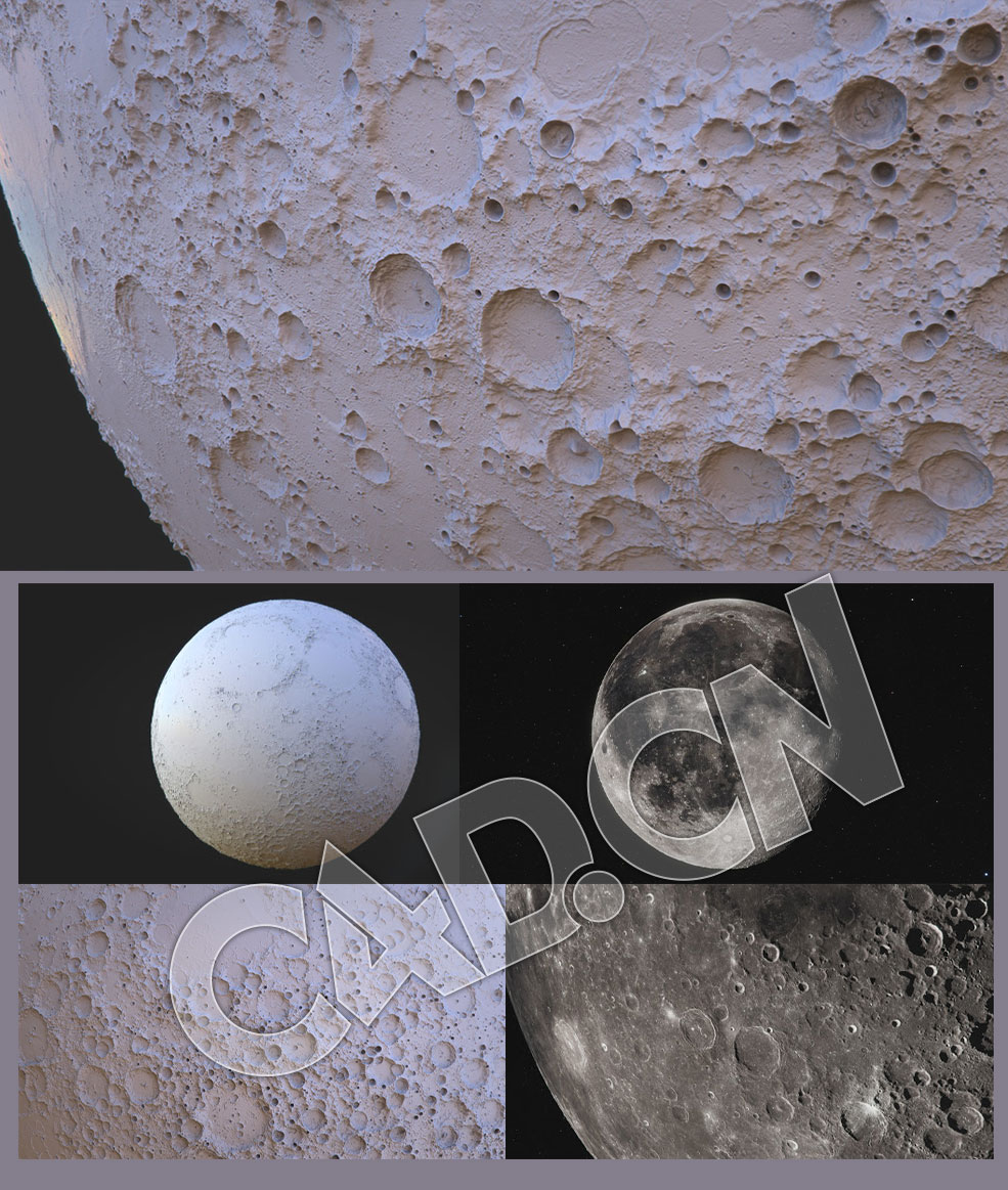 超高清星球月球地表模型贴图素材 Tuomas Kankola – 92k Moon for Maya and V-Ray - C4D之家 - 未标题-1.jpg