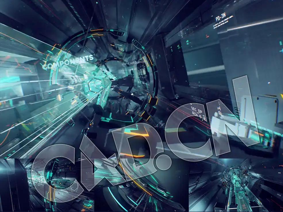 C4D N3频道包装片头动画工程模板
