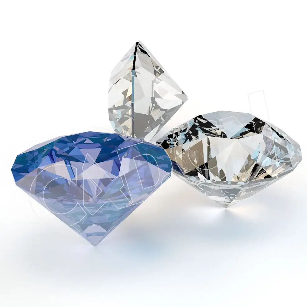 C4D钻石模型 Diamonds