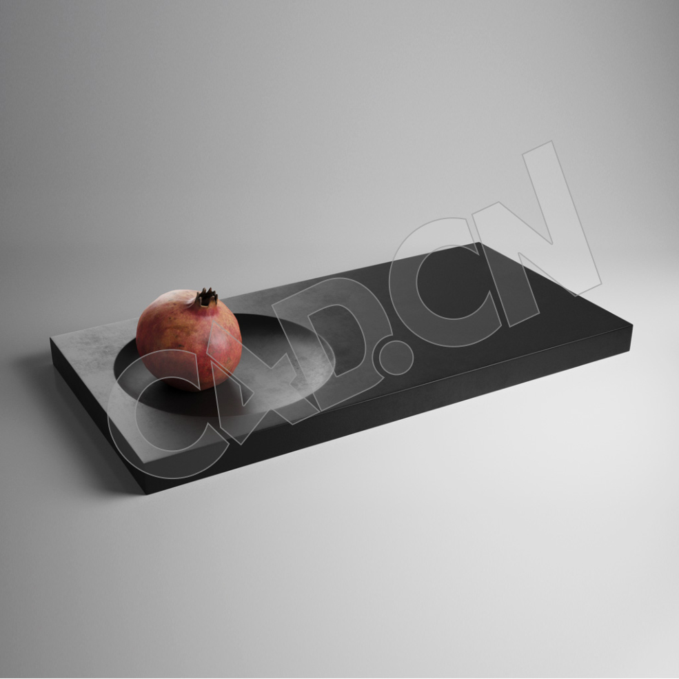 C4D石榴模型 Pomegranade