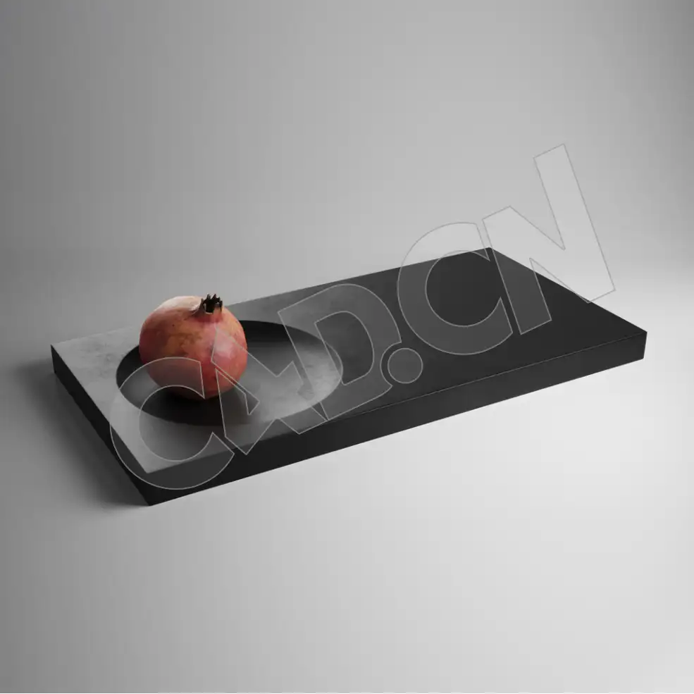C4D石榴模型 Pomegranade