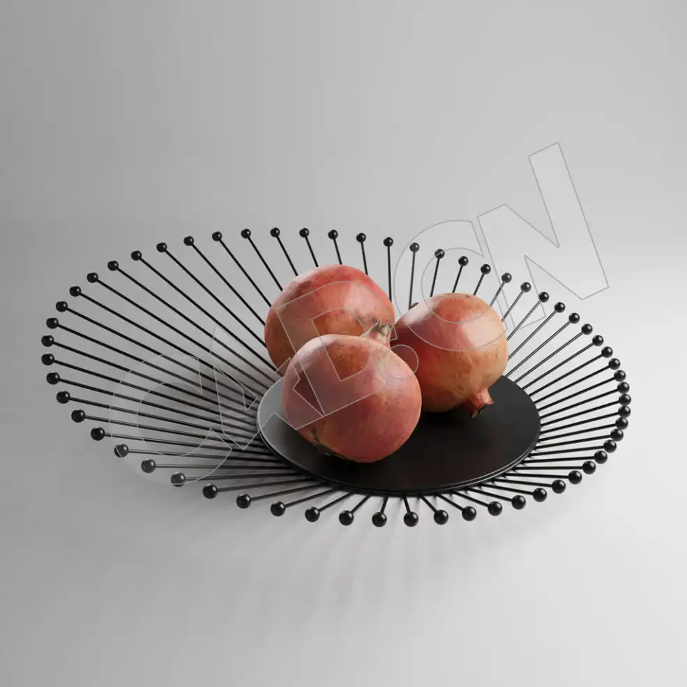 C4D时尚果盘里的红石榴模型 Pomegranade - C4D之家 - 21.jpg