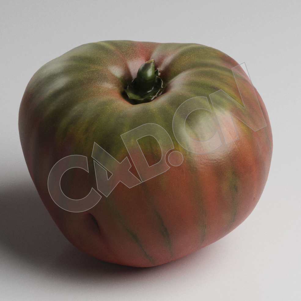 C4D西红柿蕃柿番茄模型 Tomatoe