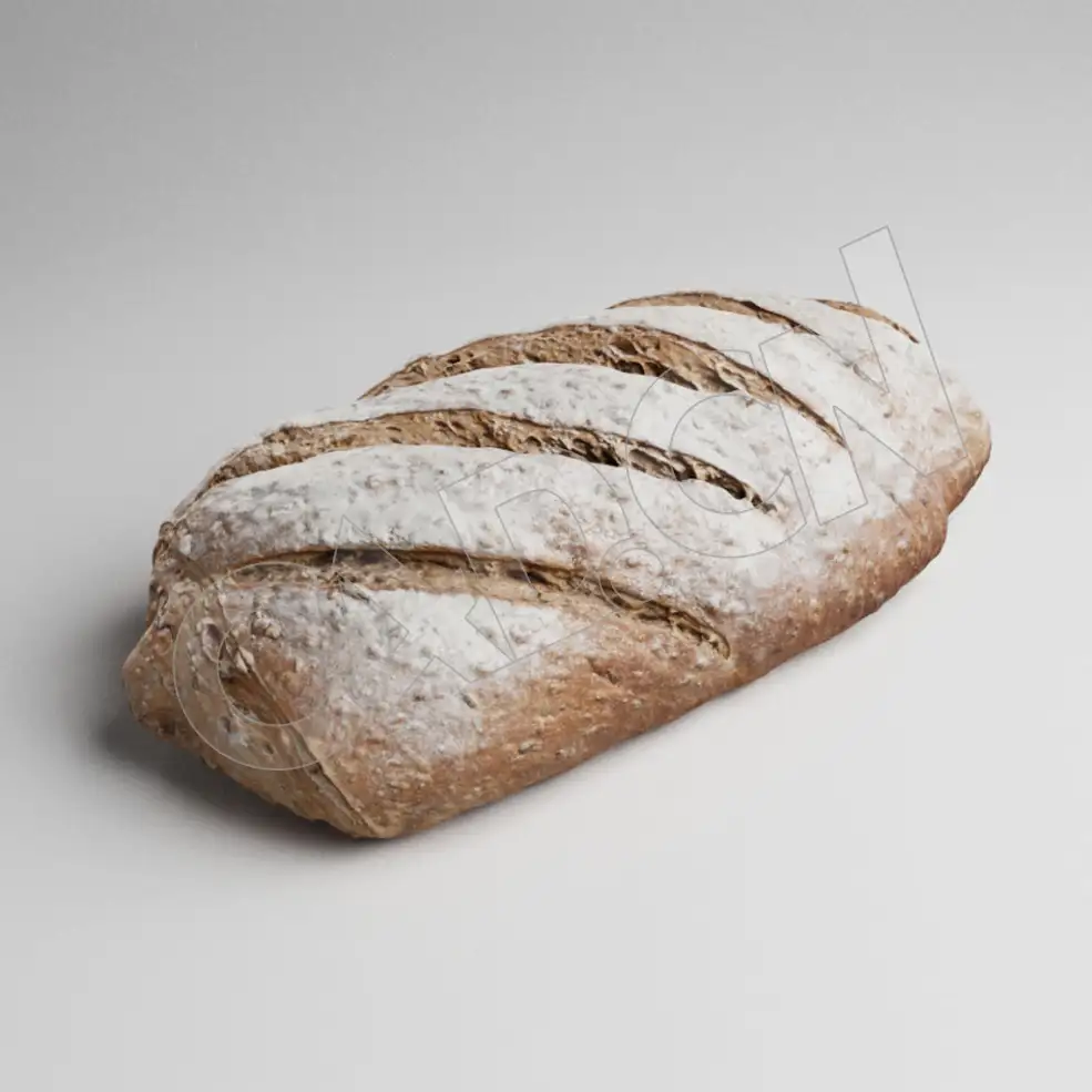 C4D法式长棍面包模型 Bread