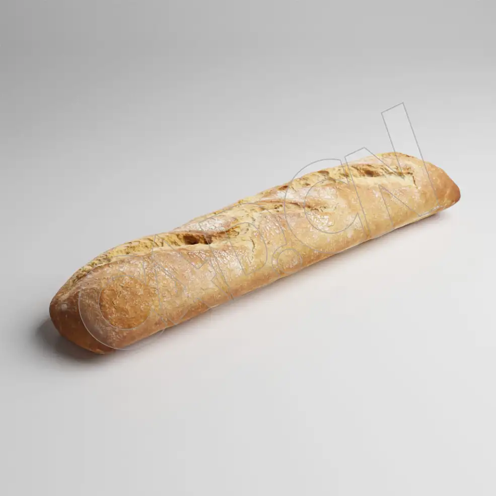 C4D长条面包 Bread