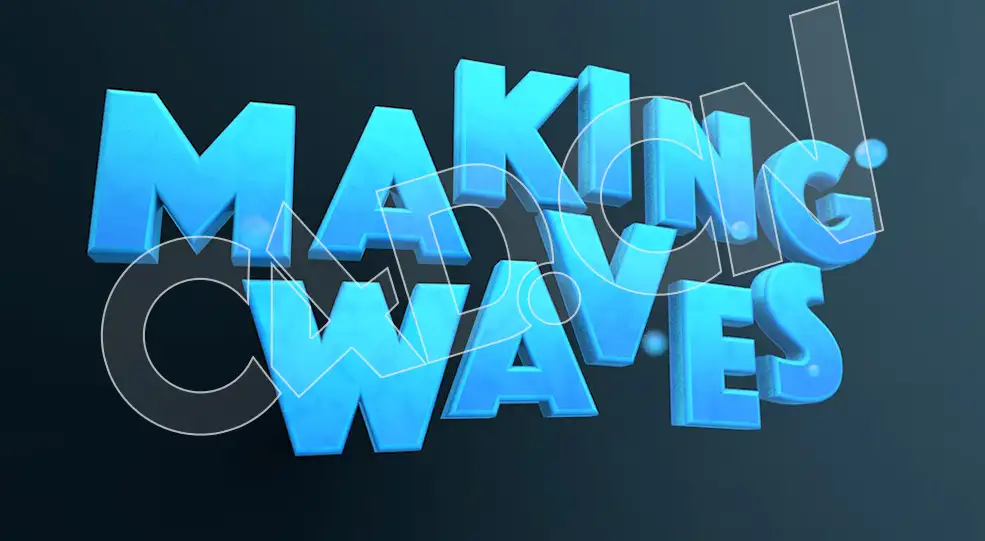 C4D海底悬浮摇晃的气泡文字动画工程