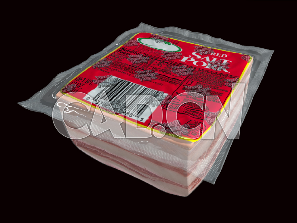 C4D低面培根食品包装模型 - C4D之家 - 10.jpg