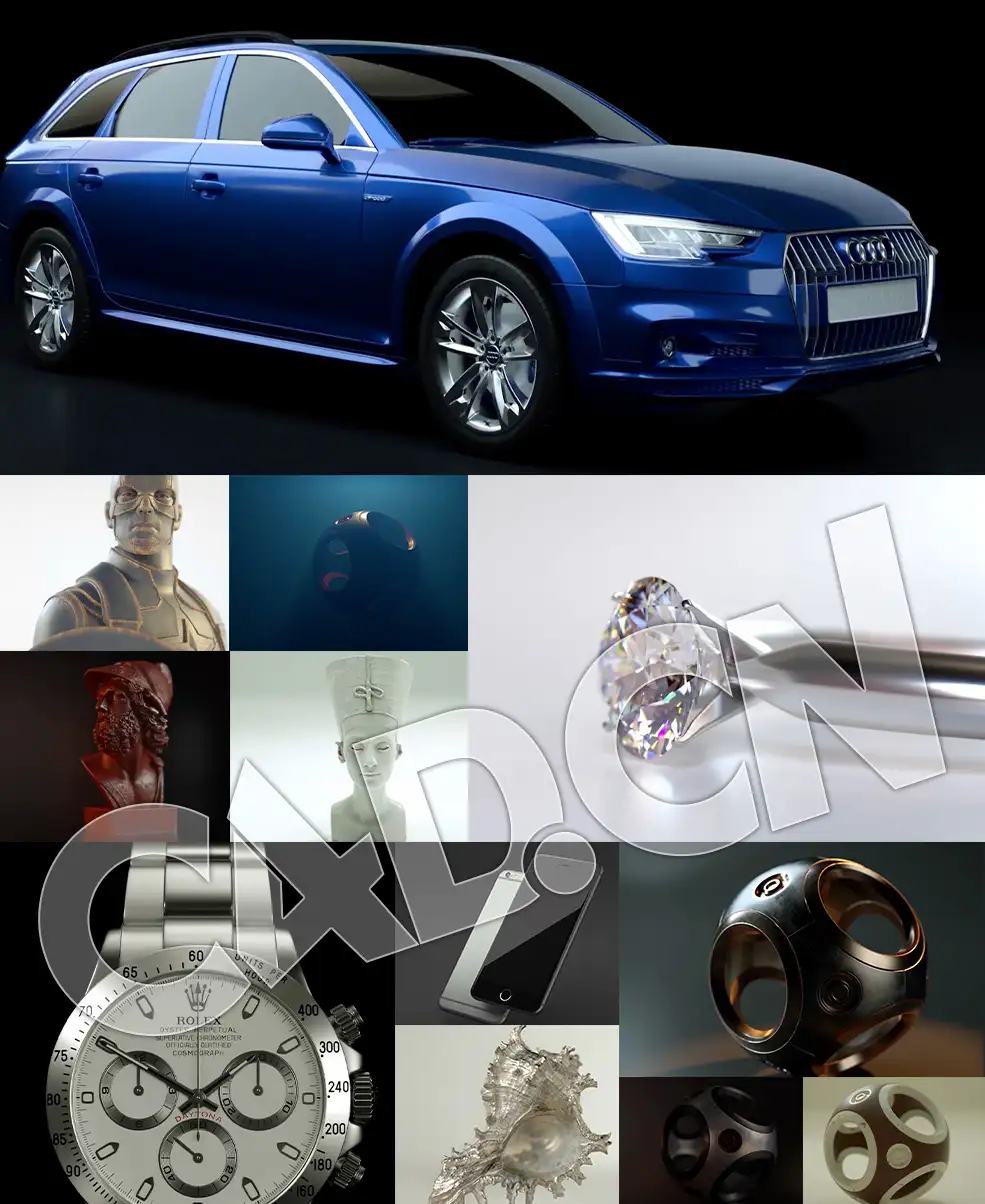 34个C4D OCTANE电商产品灯光预设产品oc灯光预设 - C4D之家 - 未标题-1.jpg