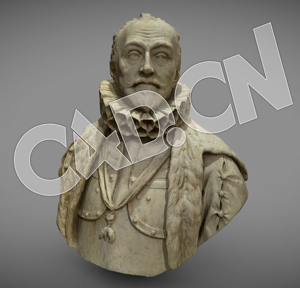 C4D荷兰奥兰治王朝开国国王威廉·奥兰治人物雕像模型 - C4D之家 - 11.jpg
