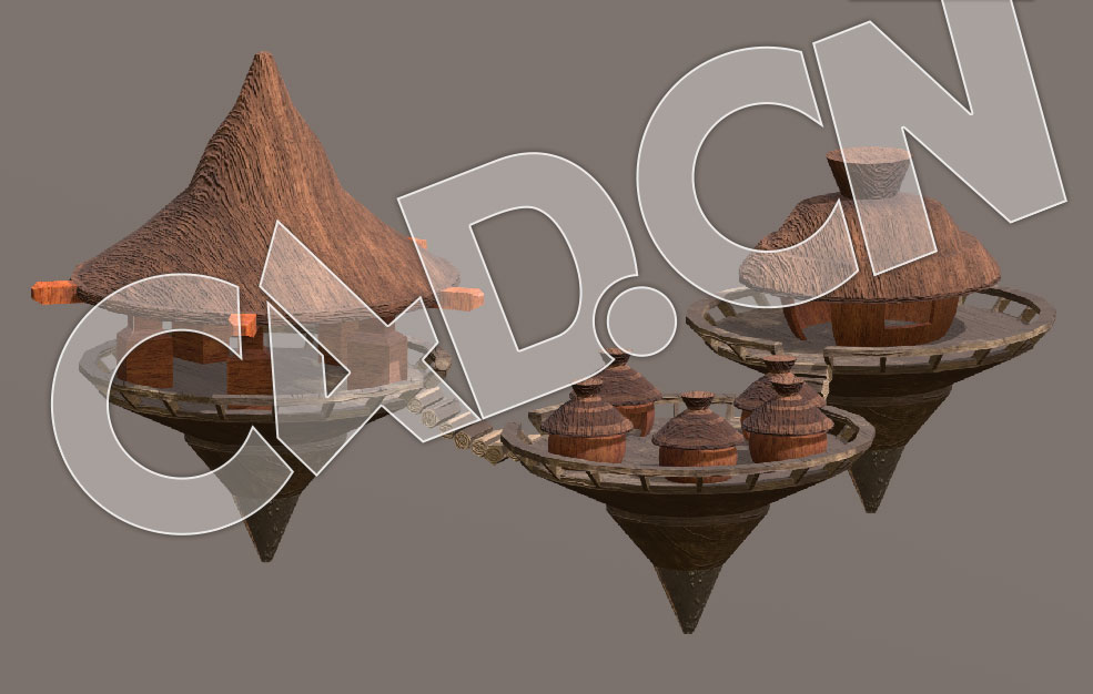 C4D科幻悬浮建筑模型 - C4D之家 - 31.jpg