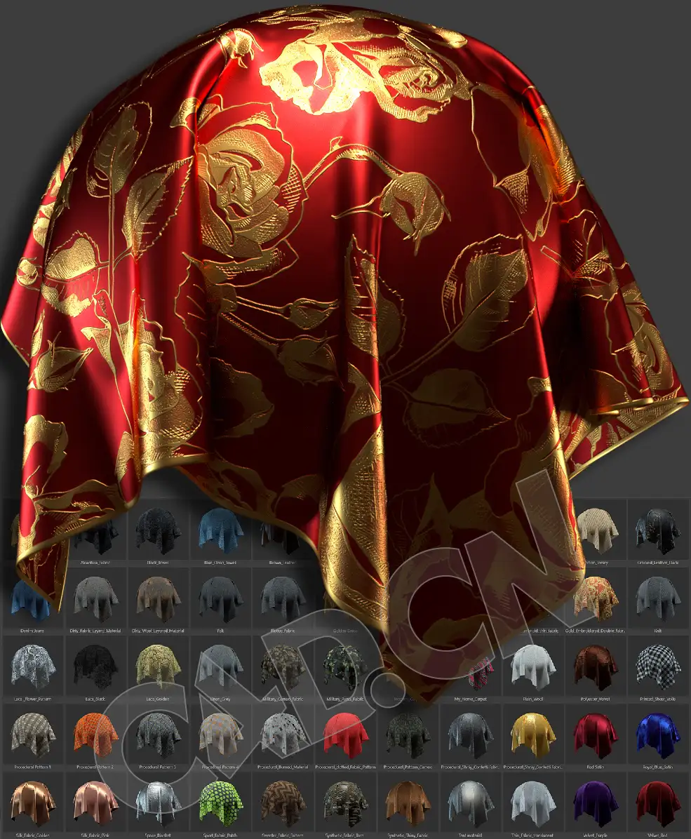 50个实用精品Octane布料材质合集 Octane Fabric Materials VOL02 - C4D之家 - All-Materialsv22.jpg