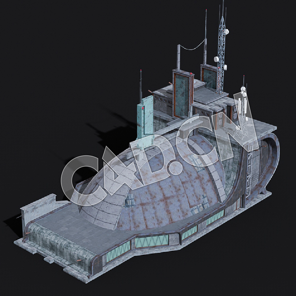 C4D外星基地钢铁建筑蒸汽朋克模型 KB3D_HEM_Door_A_grp - C4D之家 - 06.jpg