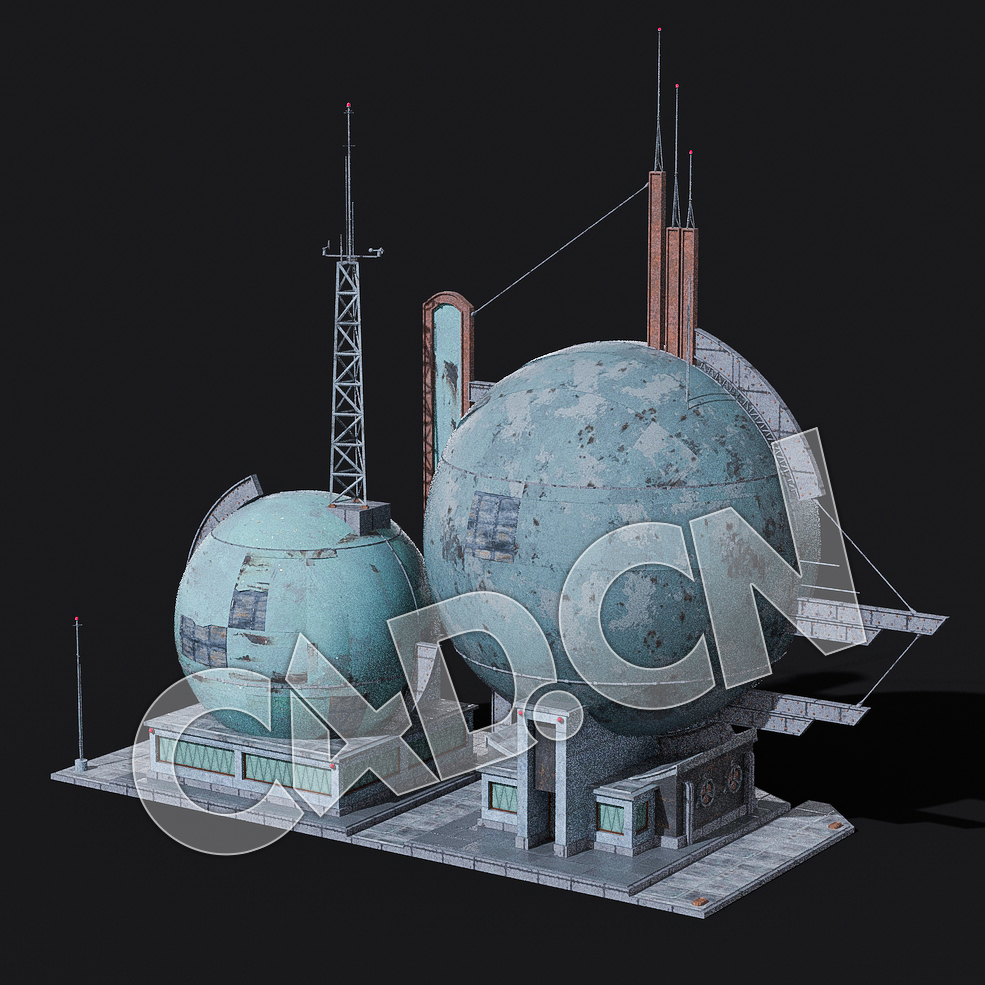 C4D外星球形钢铁建筑蒸汽朋克模型 KB3D_HEM_BldgSM_B_grp - C4D之家 - 10.jpg