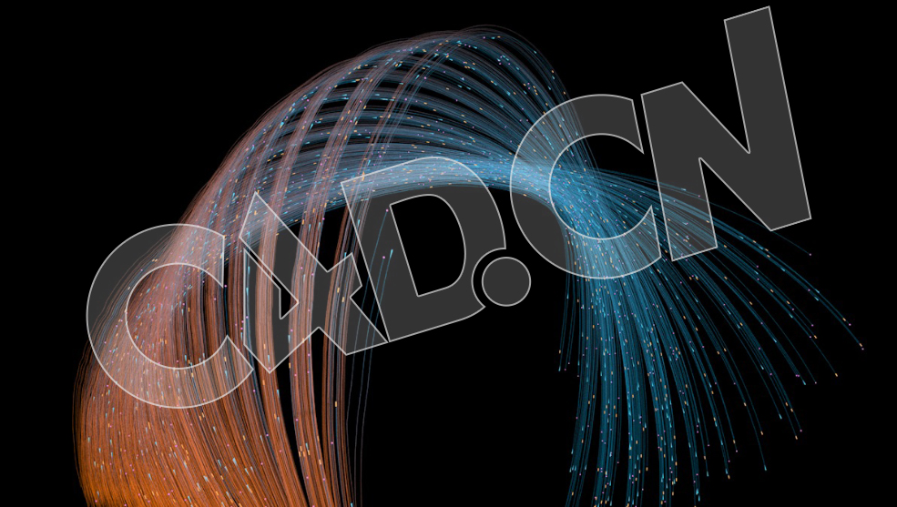 C4D酷炫发光粒子线生长动画工程 Challenge-Solution