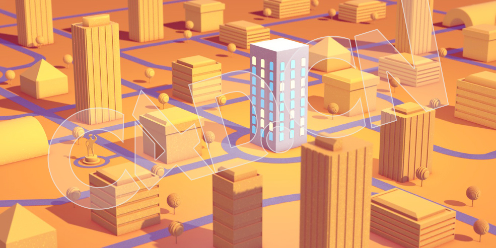 C4D抽象卡通城市景观工程 Camera-Basics