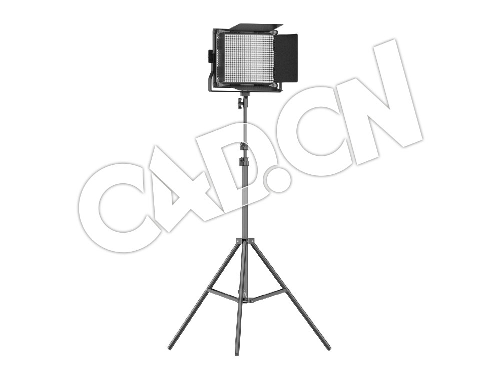 C4D专业舞台灯光器材LED聚光灯模型 660 LED - C4D之家 - 02.jpg