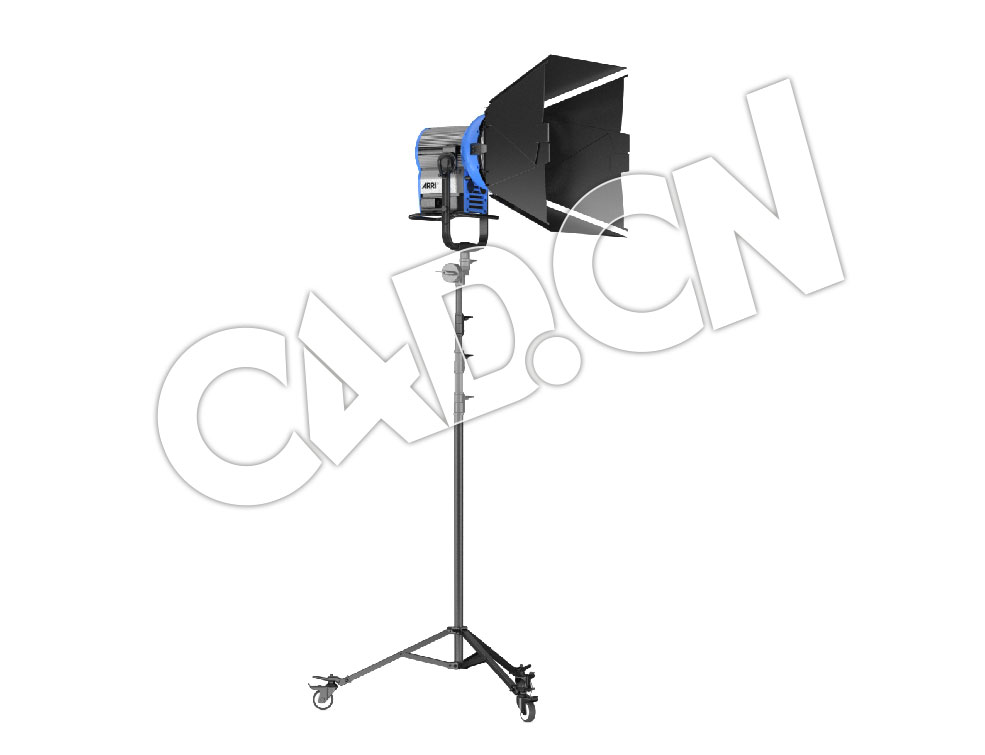 C4D德国阿莱M18日光摄像灯光器材LED聚光灯模型 Arri Daylight M18 - C4D之家 - 06.jpg