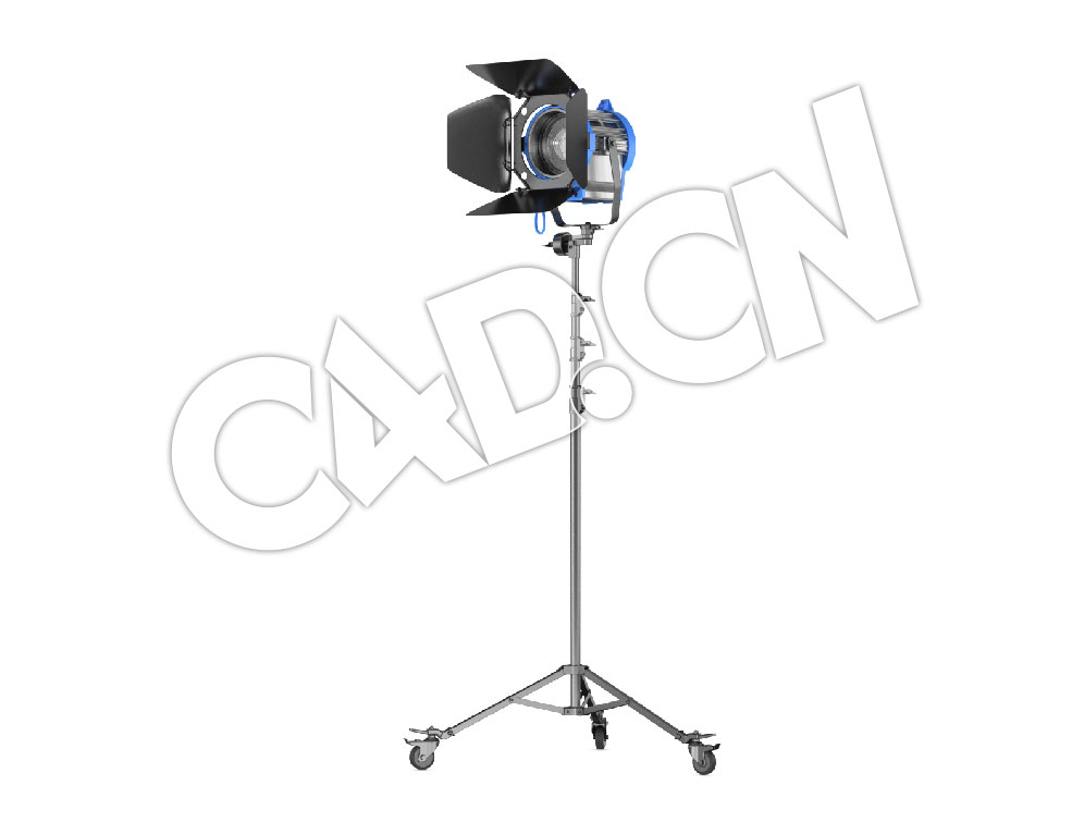 C4D电影紧凑型钨丝灯模型 Arri Tungsten Junior 650 Plus - C4D之家 - 18.jpg