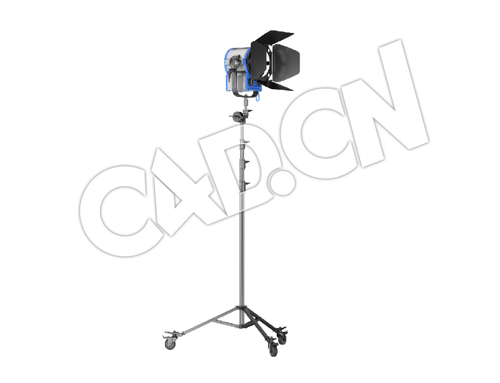 C4D电影影棚和剧场菲涅耳灯模型 Arri Tungsten True Blue T2 - C4D之家 - 21.jpg