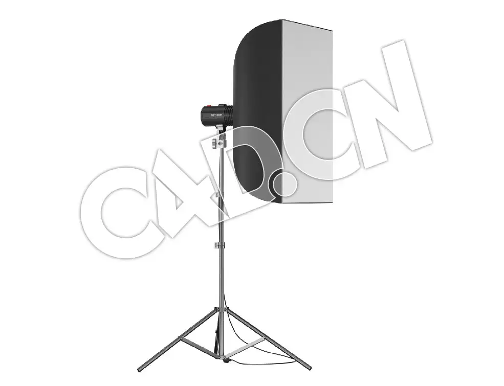 C4D柔光箱模型 Softbox Square