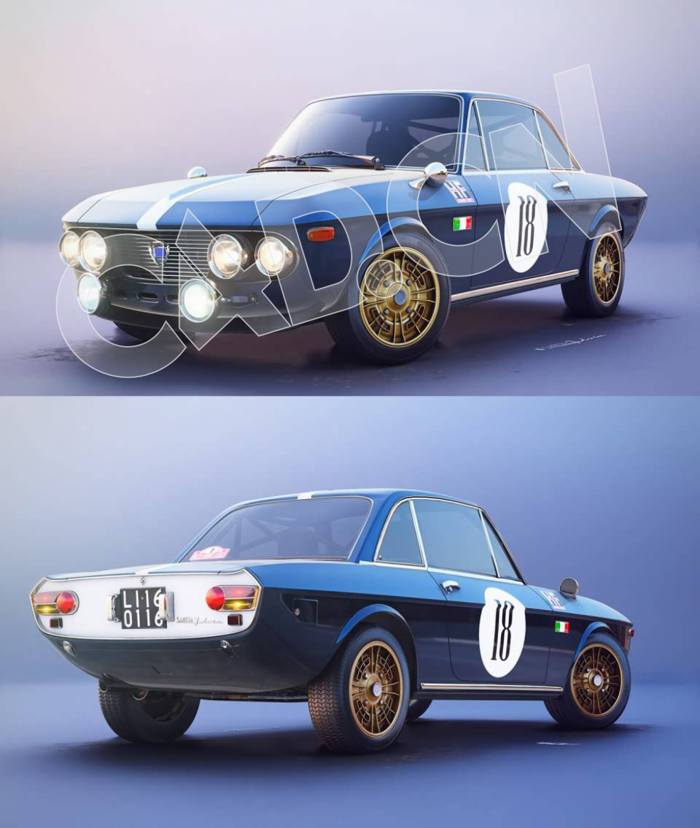 C4D复古汽车蓝旗亚模型 LANCIA FULVIA 1967 - C4D之家 - c12cd3110809357.5ff733e5011c6.jpg