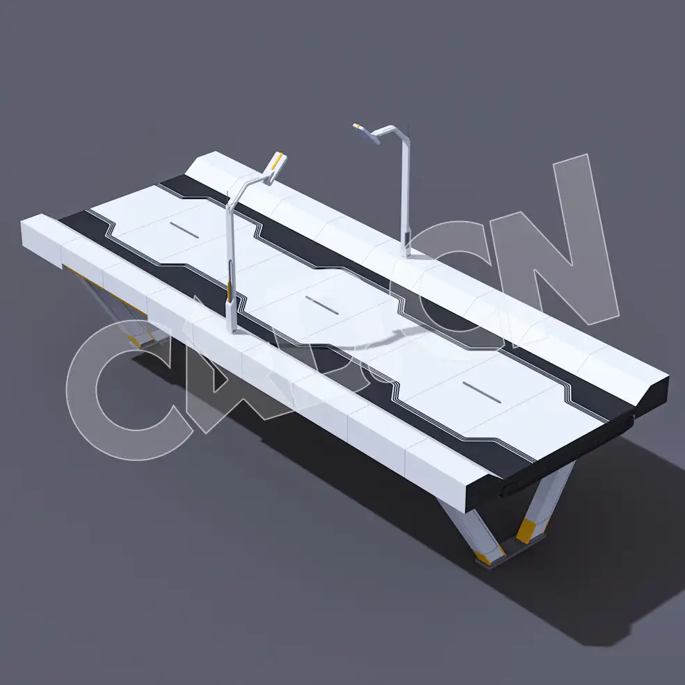 C4D未来城市直线行驶高架车道模型 - C4D之家 - 08.jpg